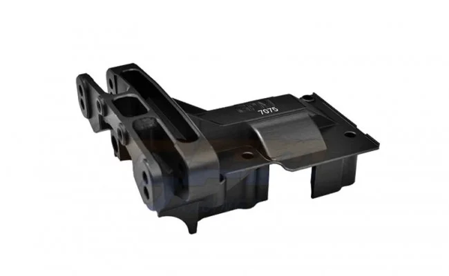 Achterste Bulkhead 7075-T6 Alu Traxxas XRT 8S - Zwart